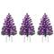 3ct. Pre-Lit Alexa Enabled Pathway Artificial Christmas Tree Set